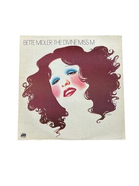 Vintage Bette Midler 'The Divine Miss M' Album Vinyl Record 1972 Atlantic 70s